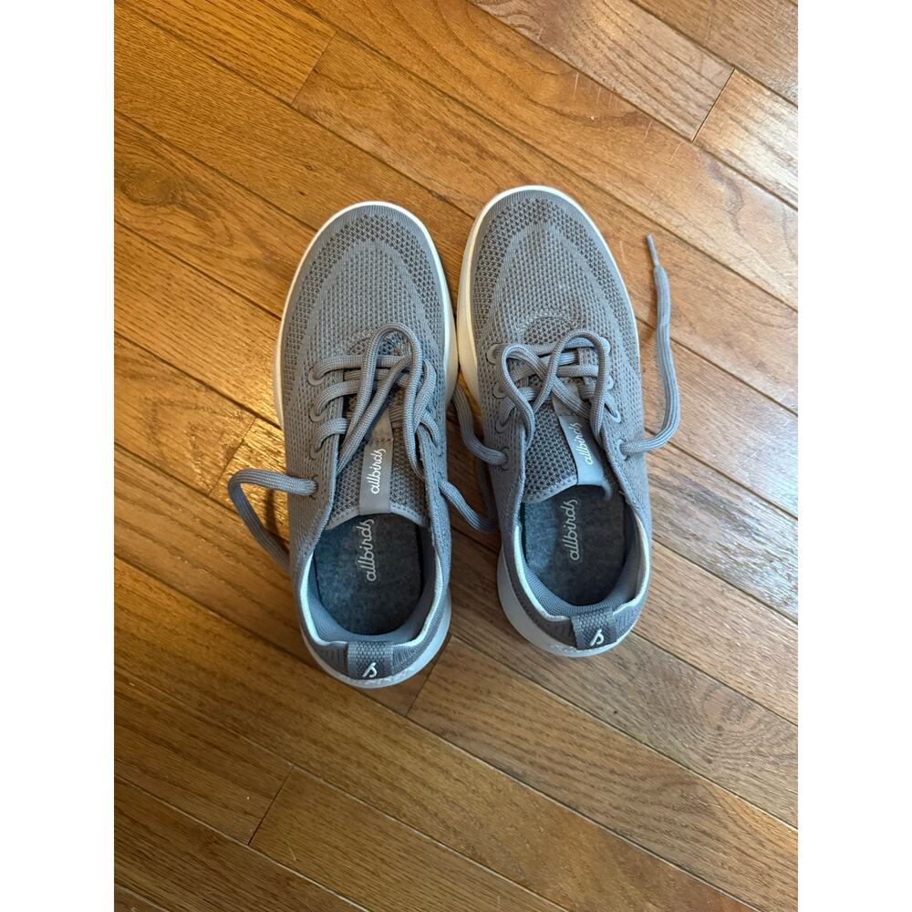 AllBirds Women's Tree Runner Size 7 Mist (White Sole) - Picture 15 of 15
